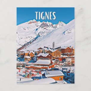 Carte Postale Tignes Station de ski