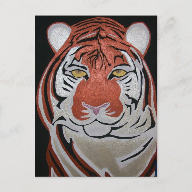 CARTE POSTALE TIGRE #1 (Devant)