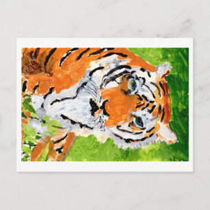 Carte postale Tigre à âme