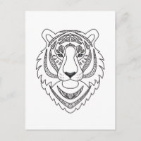 Tigre blanc inspiré