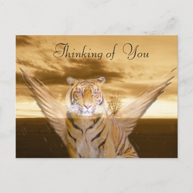 Carte Postale Tigre d'amour_ (Devant)