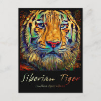 Tigre de Sibérie [Carte postale]