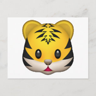 Carte Postale Tigre - Emoji