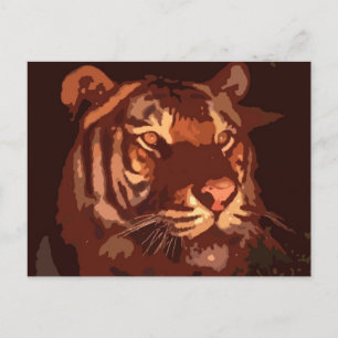 Carte Postale Tigre noir