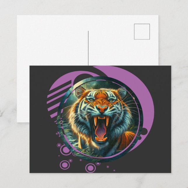 Carte Postale Tigre torride (Devant / Derrière)