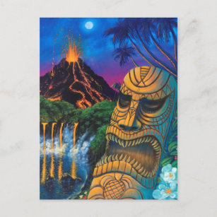Carte postale Tiki God