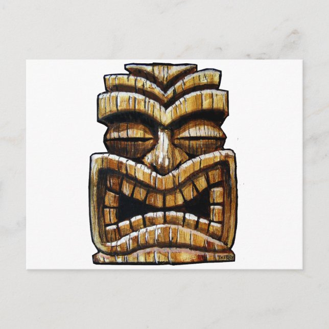 Carte Postale Tiki Man (Devant)
