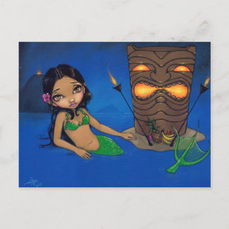 Carte postale "Tiki Mermaid"