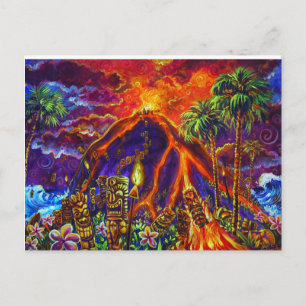 Carte postale Tiki Sacrifice