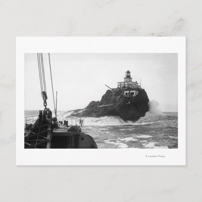 Carte Postale Tillamook, Oregon Lighthouse, photo du navire (Devant)