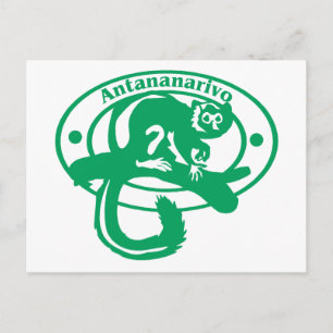 Carte Postale Timbre d'Antananarivo