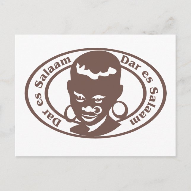 Carte Postale Timbre de Dar es Salaam (Devant)