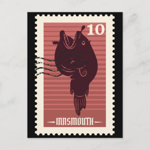 Carte Postale Timbre de poste d'Innsmouth