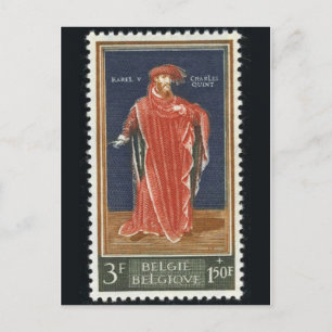 Carte postale Timbre gravé vintage