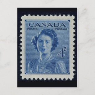 Carte postale Timbre gravé vintage