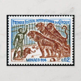 Carte postale Timbre gravé vintage