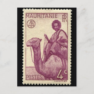 Carte postale Timbre gravé vintage