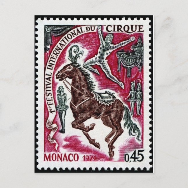 Carte postale Timbre gravé vintage (Devant)