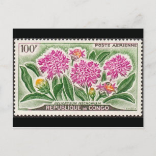 Carte postale Timbre gravé vintage