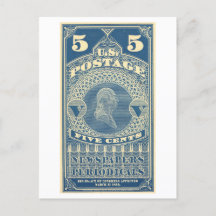 Timbre-poste américain pour journaux et périodique