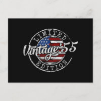 Timbre Vintage 1955 Cadeau 71e Anniversaire Hommes
