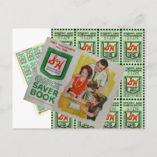 Carte Postale Timbres verts