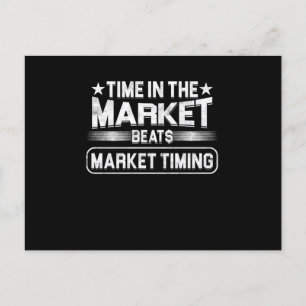 Carte Postale Time In the Market Capitalism Stock Investor Venin