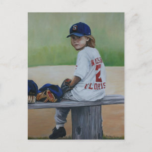 Carte Postale "Time on the Bench" Reproduction Art Post Card