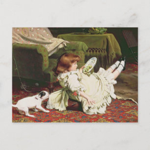 Carte Postale Time to Play, 1886