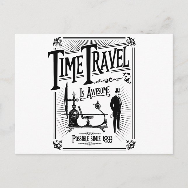 Carte Postale Time Travel (Devant)