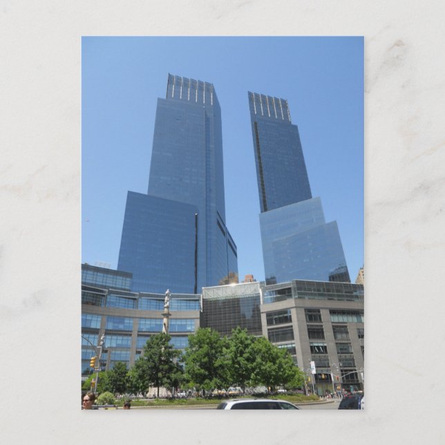 Carte Postale Time Warner Centre Columbus Circle New York City (Devant)