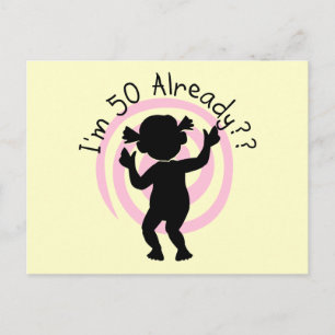 Carte Postale Time Warp 50 T-shirts et cadeaux