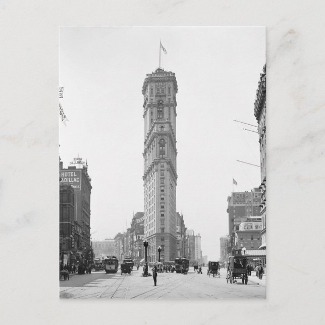 Carte Postale Times Square, 1908 (Devant)