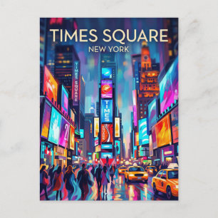 Carte Postale Times Square États-Unis