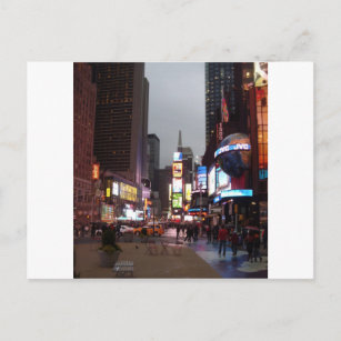 Carte Postale Times Square New York
