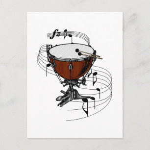 Carte Postale Timpani (Tambour à gaz)