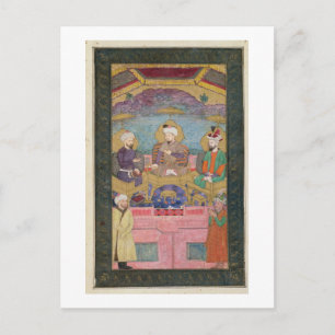 Carte Postale Timur (1336-1405), Babur (1483-1530, r.1526-30)