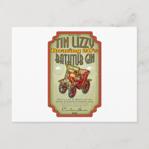 Carte Postale Tin Lizzy Baignoire Gin