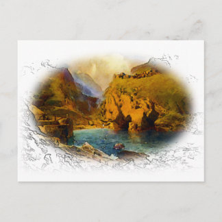 Carte Postale Tintagel, Château du roi Arthur