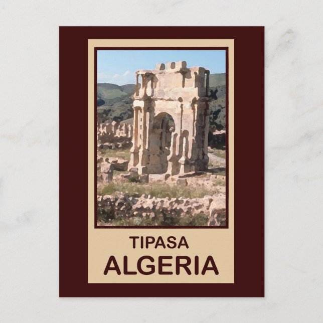 Carte Postale Tipasa Algérie (Devant)