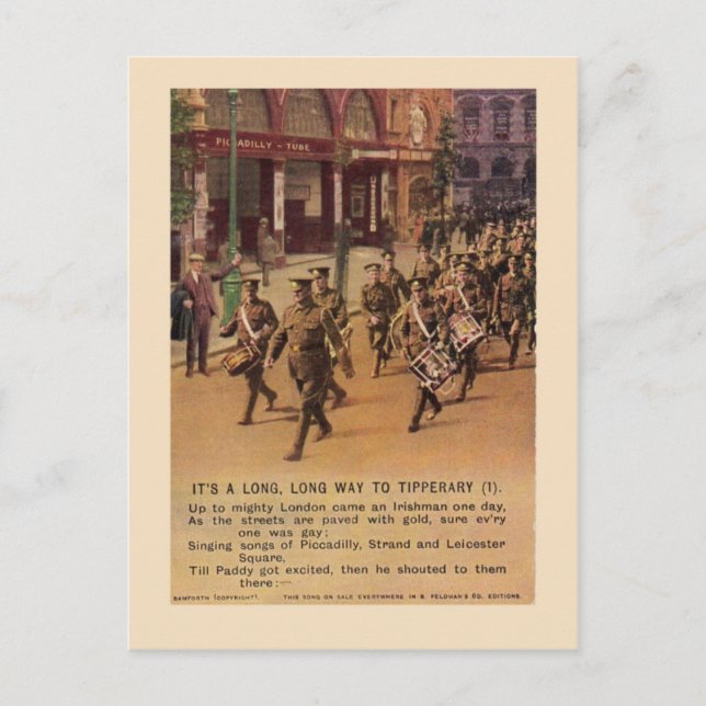 Carte Postale Tipperaire WW1 (Devant)
