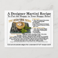 Carte Postale Tipsy Mocha Fudge Pudding Recette