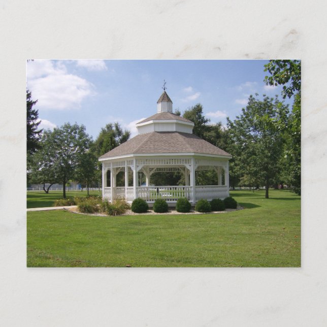 Carte postale - Tipton Indiana Gazebo (Devant)
