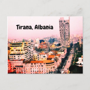 Carte postale Tirana Albanie