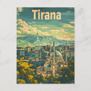 Carte Postale Tirana Vintage