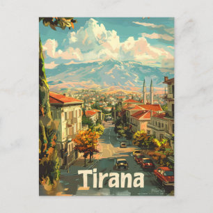 Carte Postale Tirana Vintage