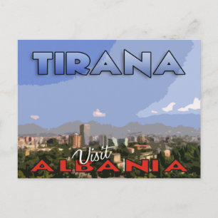 Carte Postale Tirana, Visite Albanie