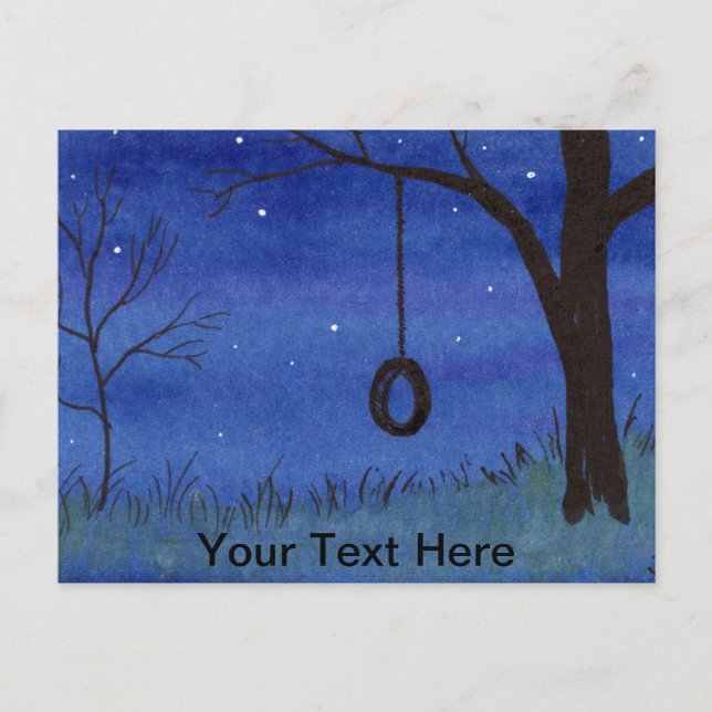 Carte Postale Tire Swing (Devant)