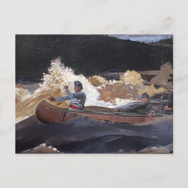 Carte Postale Tirer sur les rapides (Devant)