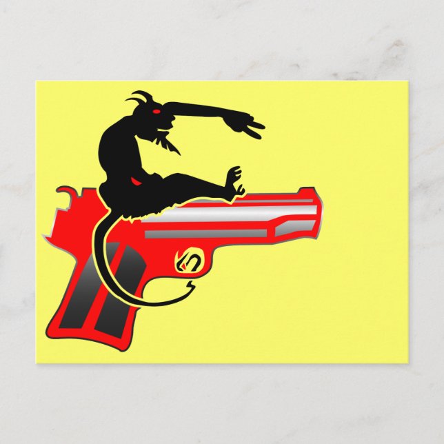 Carte Postale Tirer un héros (Devant)